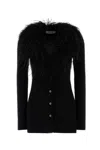Blumarine Cardigan In Lana Nera Donna In Black