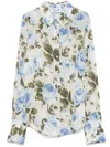 Blumarine Blouse In Silk With Floral Print