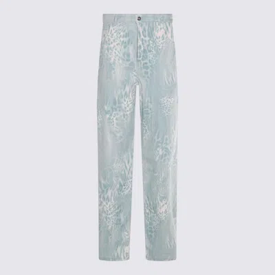 BLUMARINE BLUMARINE BLUE COTTON DENIM JEANS