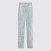 Blumarine Blue Cotton Denim Jeans In Blue
