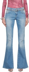 Blumarine Blue Five-pocket Jeans In D0631 Allure
