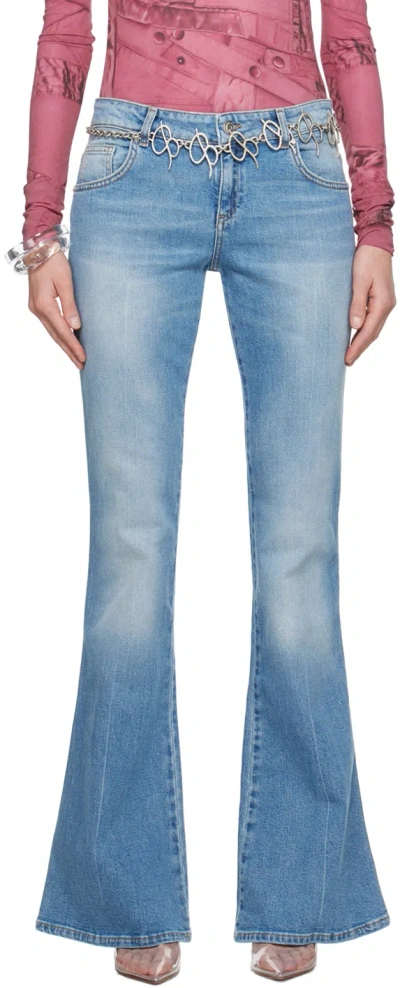 Blumarine Blue Five-pocket Jeans In D0631 Allure