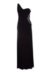 Blumarine Blugirl Black Evening Gown In Black