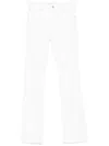 Blumarine Denim Bootcut Jeans In White