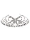 Blumarine Bow-detail Tiara In Silver