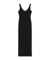 Blumarine Rib Dress In Black