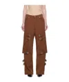 Blumarine Tan Boyfriend Jeans In Brown