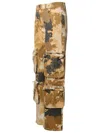 Blumarine Brown Cotton Cargo Jeans In Black
