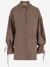 Blumarine Washed Gabardine Dress
