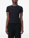 Blumarine Bustino T-shirt In Black