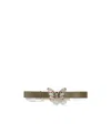 Blumarine Butterfly Buckle Belt In Green