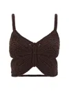 BLUMARINE BLUMARINE BUTTERFLY CUT