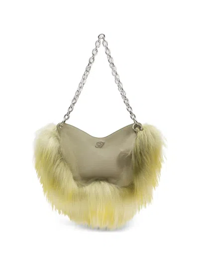 Blumarine Butterfly-shape Shoulder Bag In Green