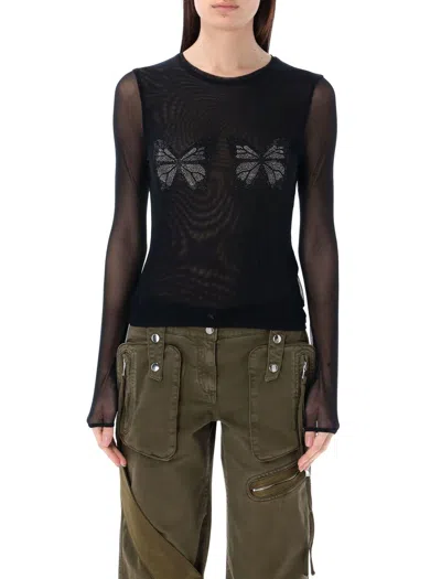 BLUMARINE BLUMARINE BUTTERLY T-SHIRT