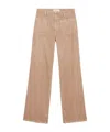 Blumarine Canvas Jeans In Nude