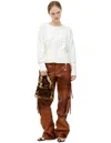 Blumarine Cardigan With Top In White