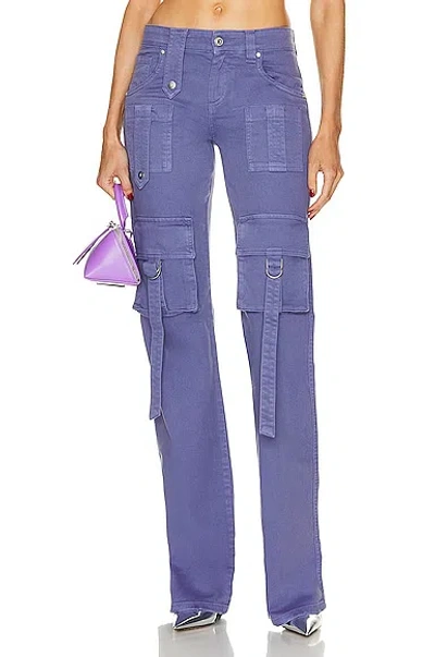 Blumarine Cargo Pant In Purple