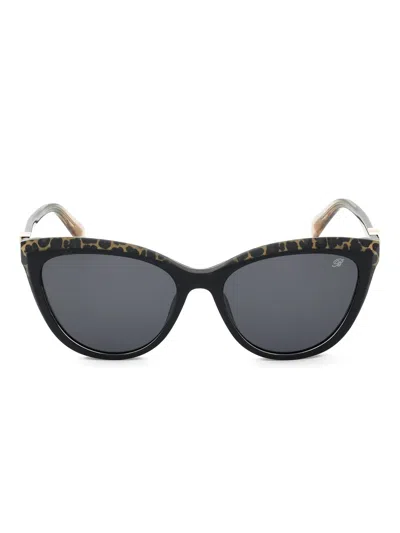 Blumarine Cat-eye-frame Sunglasses In Black