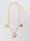 Blumarine Chain With Crystal And Butterfly Charms