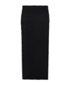 Blumarine Chunky-knit Midi Skirt In Black