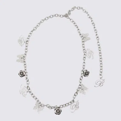BLUMARINE BLUMARINE SILVER TONE BELT