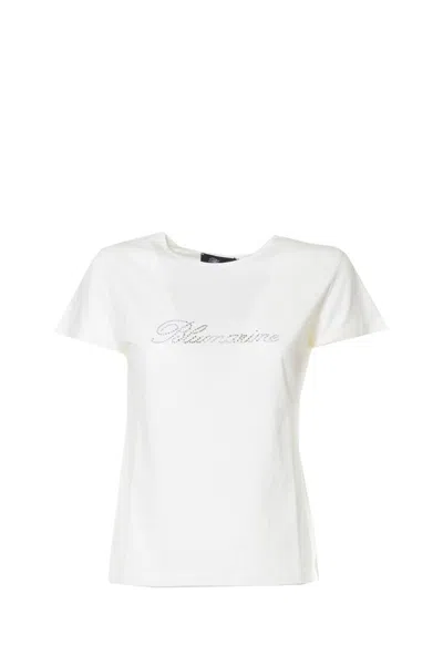 Blumarine Classic Slim-fit Cotton Jersey T-shirt