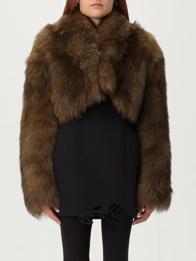 BLUMARINE COAT BLUMARINE WOMAN COLOR BLACK,H26281002