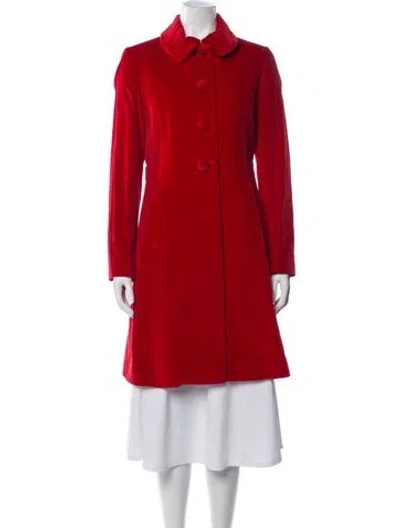 Pre-owned Blumarine Coat In Red