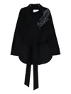 Blumarine Coats In Black