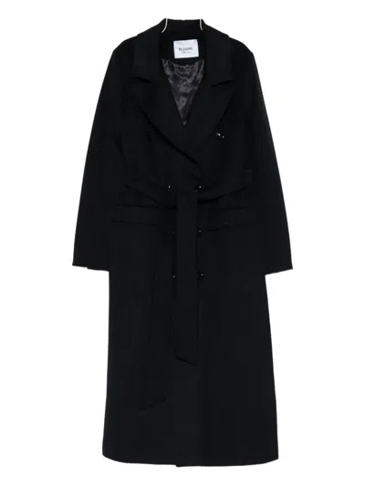 Blumarine Coats In Black
