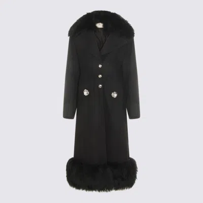 BLUMARINE COATS BLACKS AND GREYS