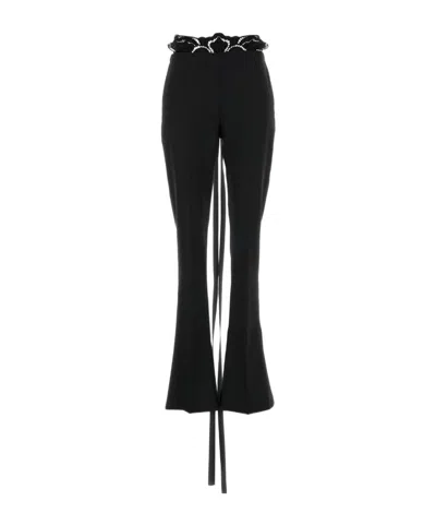 Blumarine 4p108a Compact Tailor Pants In Multi