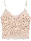 Blumarine Corded-lace Top In Neutrals