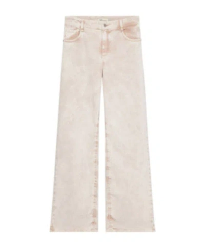 Blumarine Cotton Bull Boyfriend Jeans In Pink