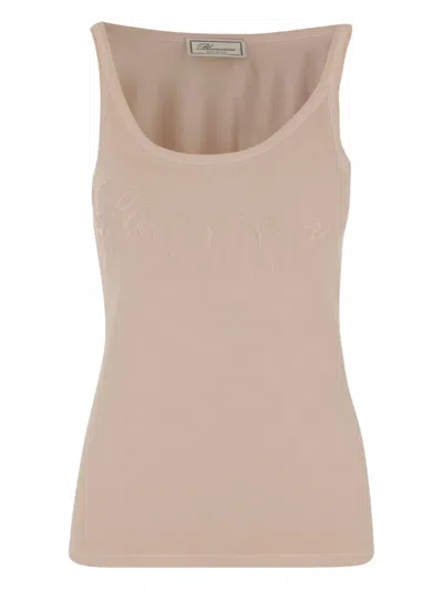 BLUMARINE COTTON TANK TOP