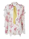 Blumarine Creponne Prnt Shirt In Pink