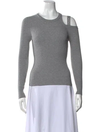 Pre-owned Blumarine Crew Neck Sweater W/ Tags In Gray