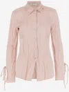 Blumarine Crinkled Satin Shirt