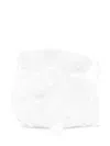 Blumarine Crochet Corss Body Bag In White