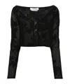 BLUMARINE CROCHETED KNITTED CARDIGAN