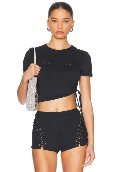 BLUMARINE CROPPED T-SHIRT