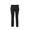 Blumarine Cropped Trousers In Black Virgin Wool