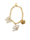 Blumarine Crystal-embellished Chain-link Bracelet