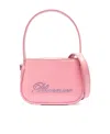 Blumarine Crystal-embellished Logo Tote Bag In Pink