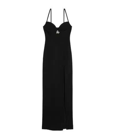 BLUMARINE CRYSTAL-EMBELLISHED MAXI DRESS