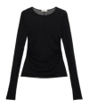Blumarine Crystal-embellished T-shirt In Black