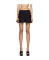 Blumarine Crystal Skirt In Black