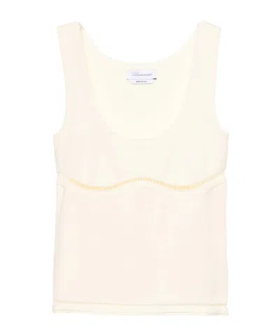 Blumarine Cut-out Detailed Tank Top