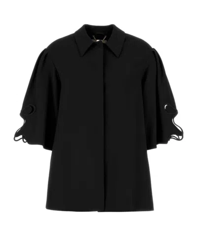 Blumarine Cutout Sleeve Jacket In Pattern