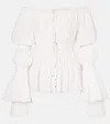 Blumarine Cutout Top In White